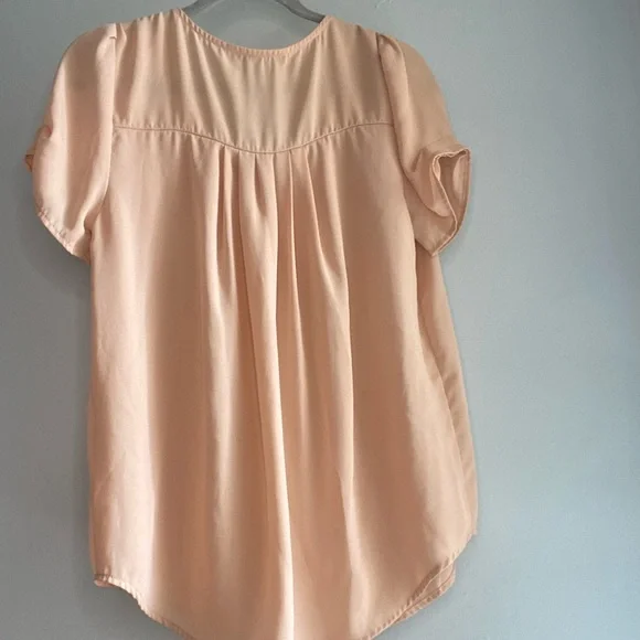 Daniel Rainn blush pink blouse Size M - Picture 2 of 4
